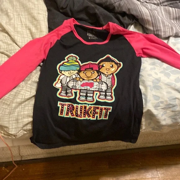 It’s pink a long sleeve